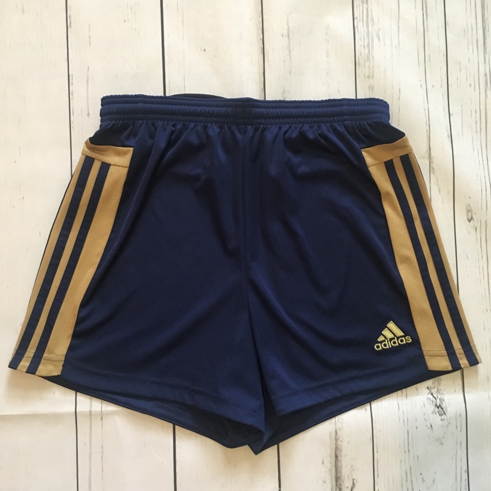 Adidas | Navy & Gold Climacool Athletic Shorts